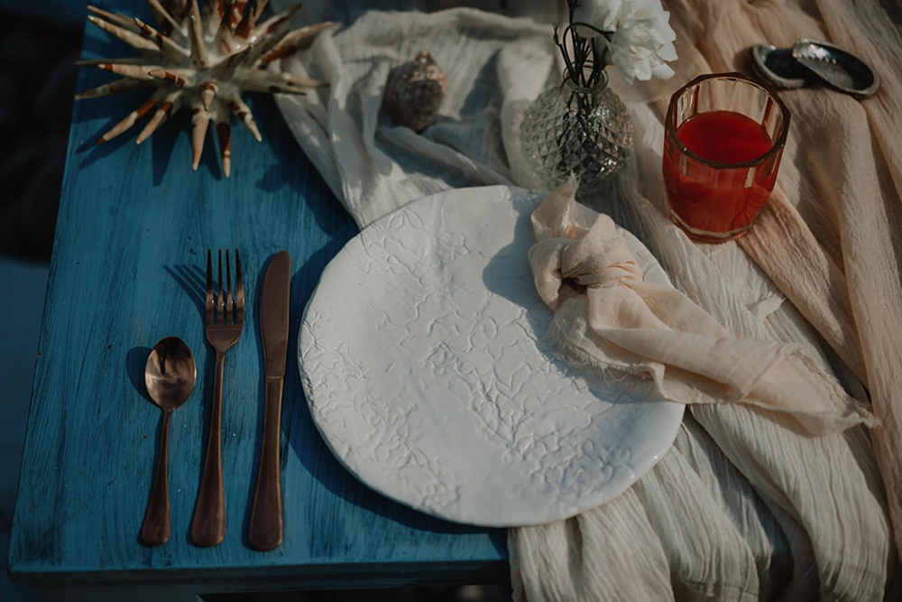 Place Setting Wedding Salina Elopement Ideas Gianmarco Amico