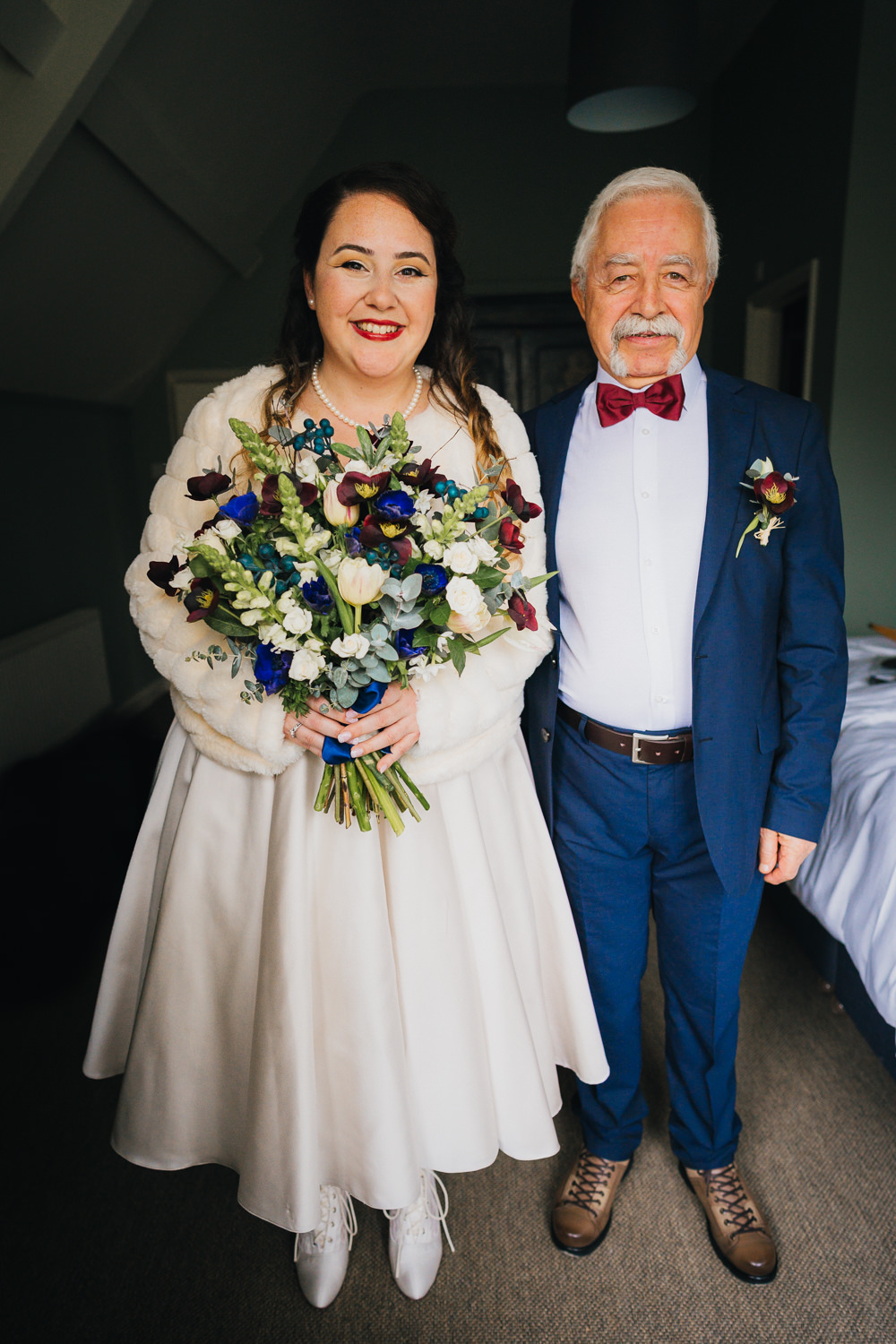 Dress Gown Bride Bridal Short Springhead Trust Wedding Becky Weir Photography