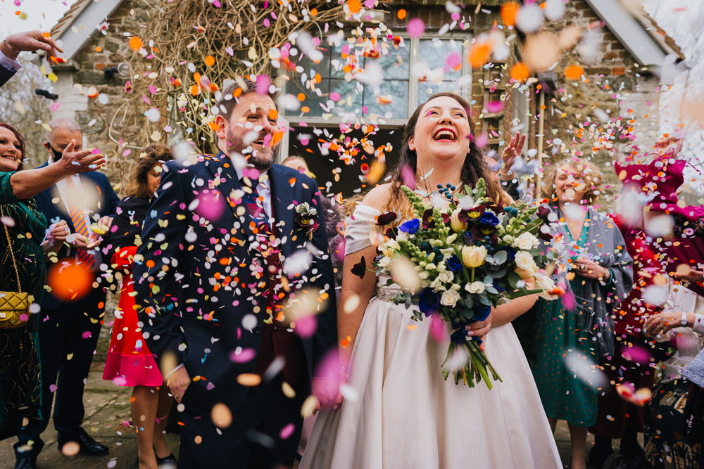 Springhead Trust Wedding Becky Weir Photography Confetti Throw