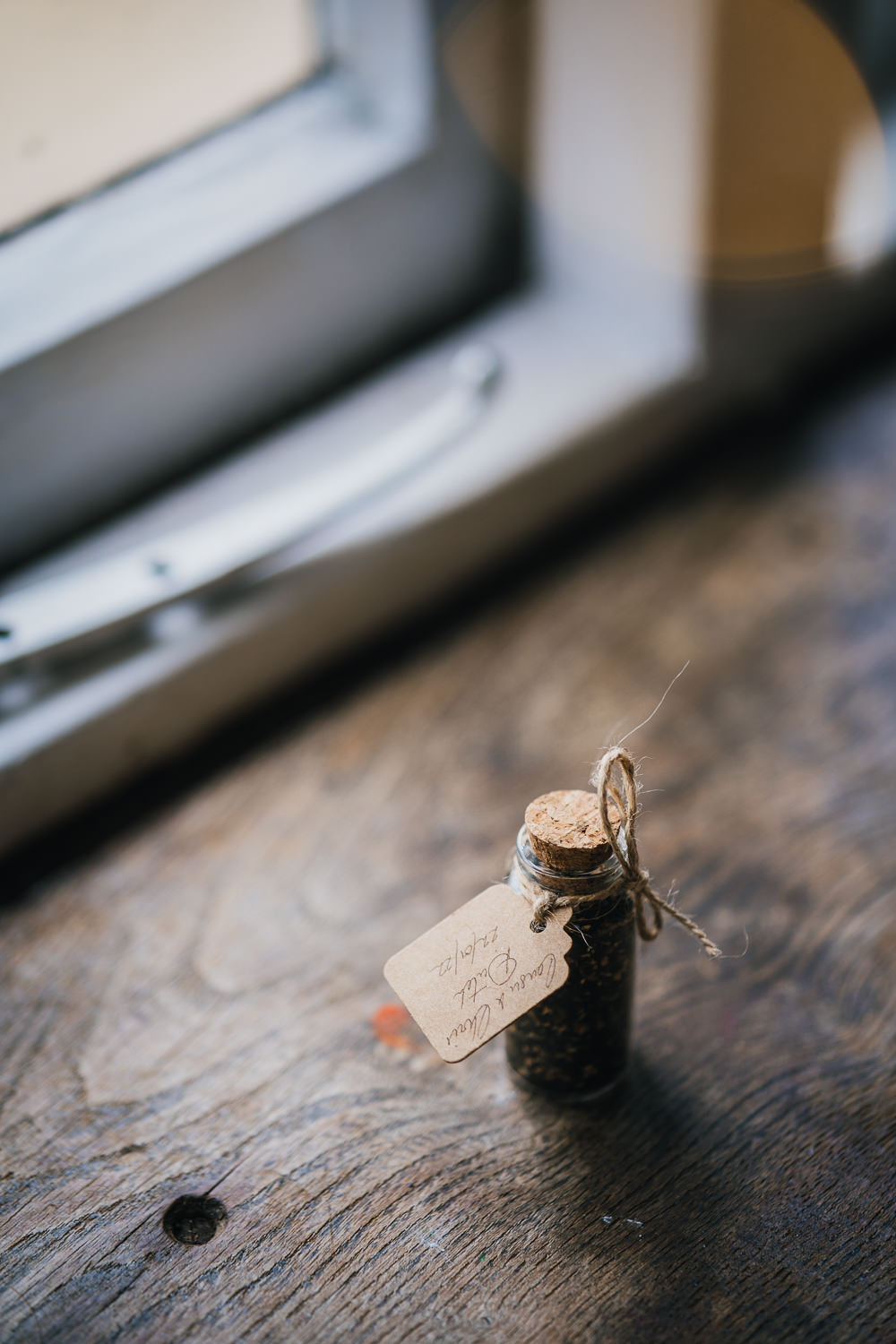 Favour Bottle Springhead Trust Wedding Becky Weir Photography