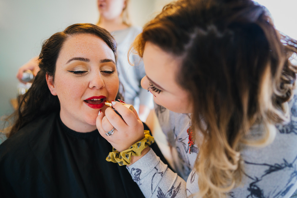Bride Bridal Make Up Springhead Trust Wedding Becky Weir Photography
