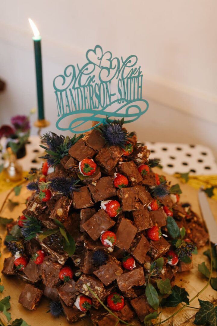 Rocky Road Wedding Cake Alternative Emily Katy Photography