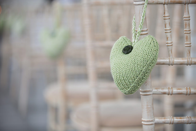 Wedding Heart Chair Aisle Lucy Rose