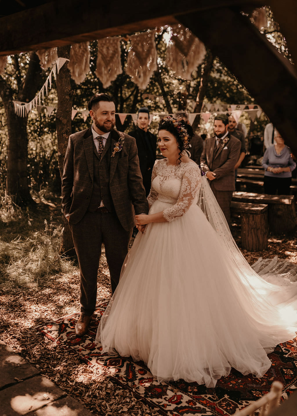 Outdoor Ceremony Arbour West Midlands Barn Wedding Photos By Hash