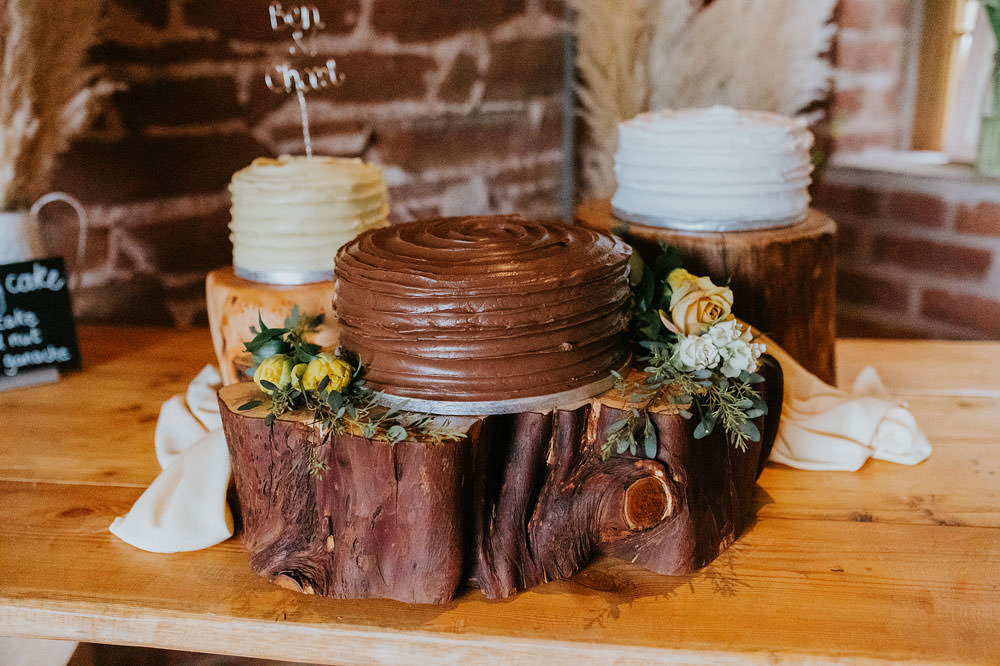 Buttercream Cake Yellow Orange Wedding Bohemian Rose Photography