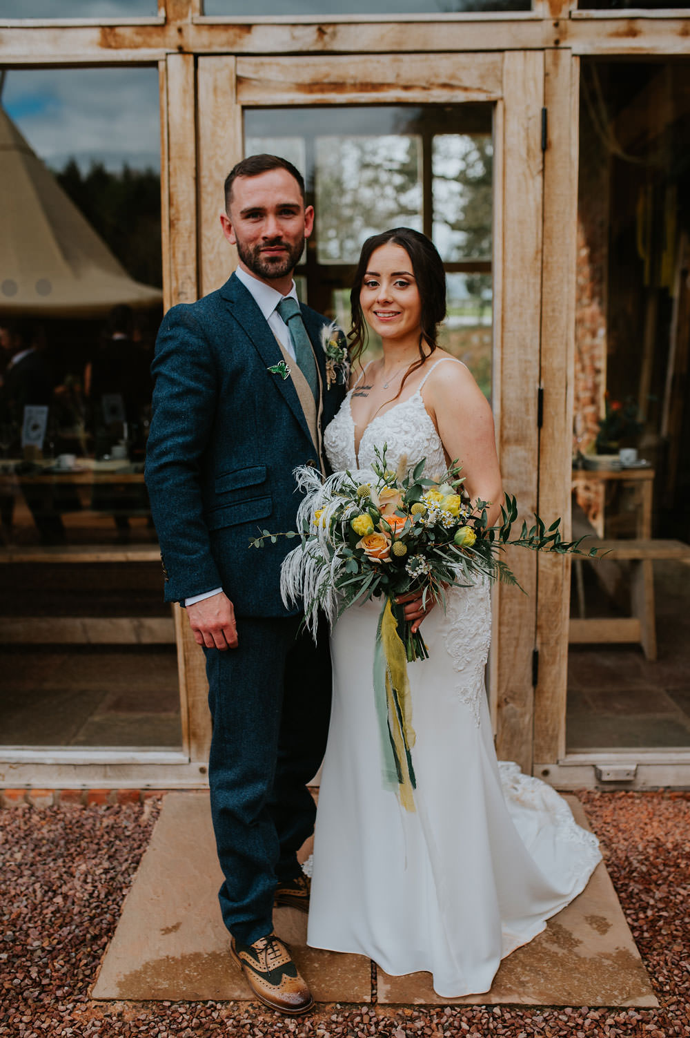 Yellow Orange Wedding Bohemian Rose Photography