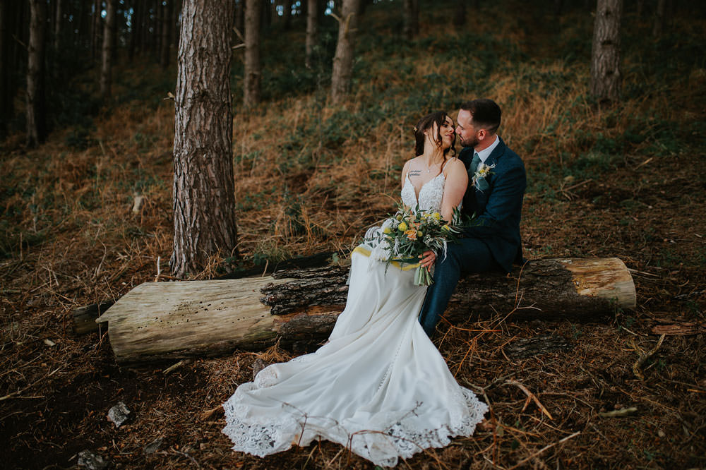 Yellow Orange Wedding Bohemian Rose Photography