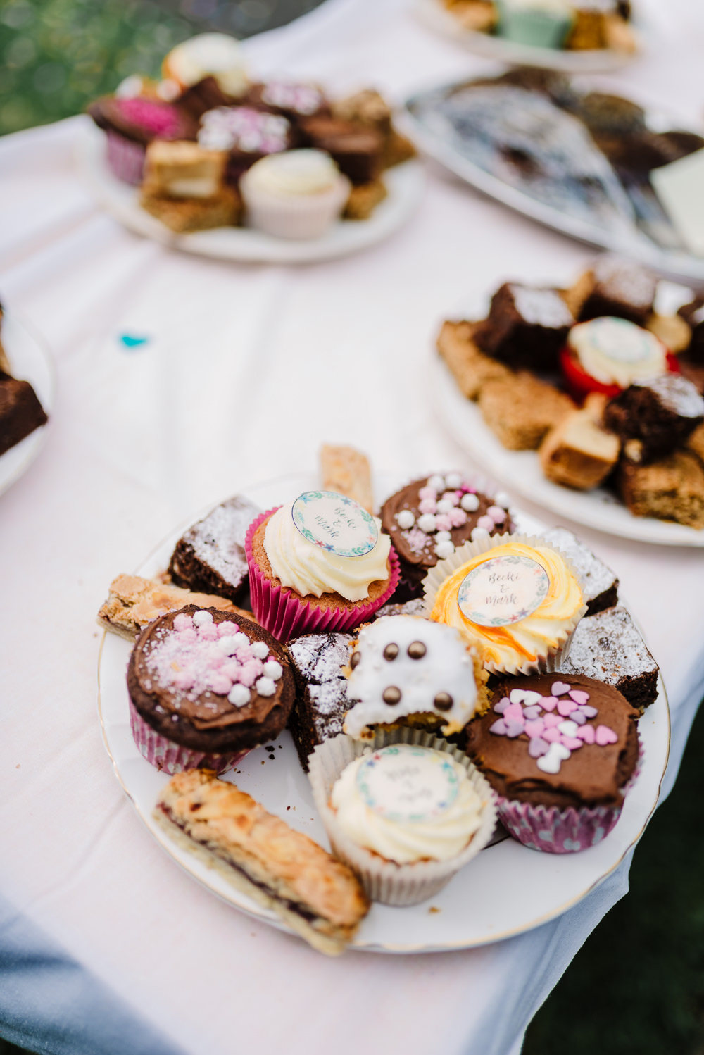 Wedding Cupcakes Bashall Barn Wedding Rachel Kenyon Photography