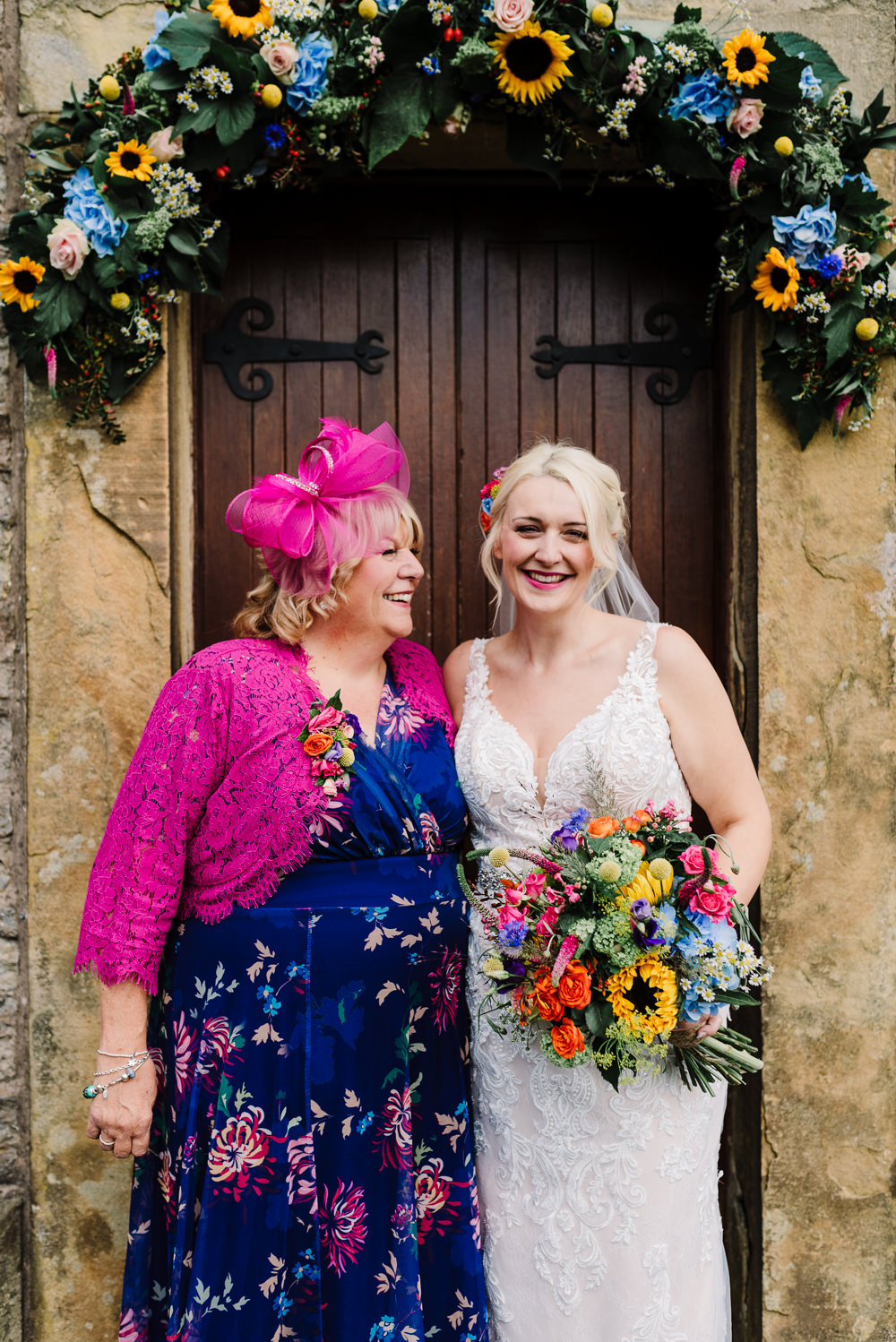 Mother of the Bride Outfit Bashall Barn Wedding Rachel Kenyon Photography