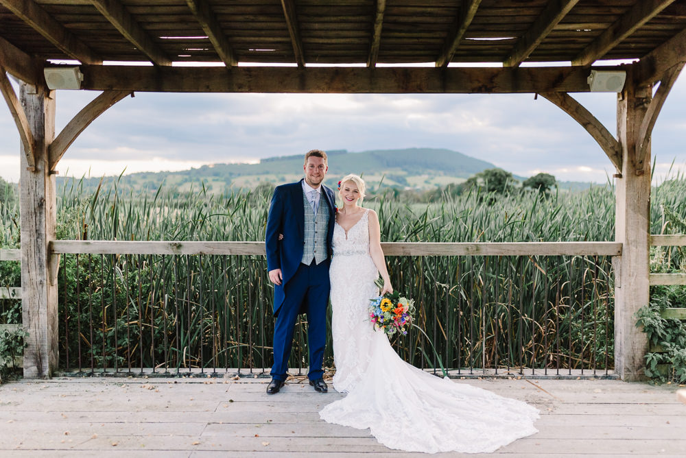 Lace Wedding Dress Bashall Barn Wedding Rachel Kenyon Photography