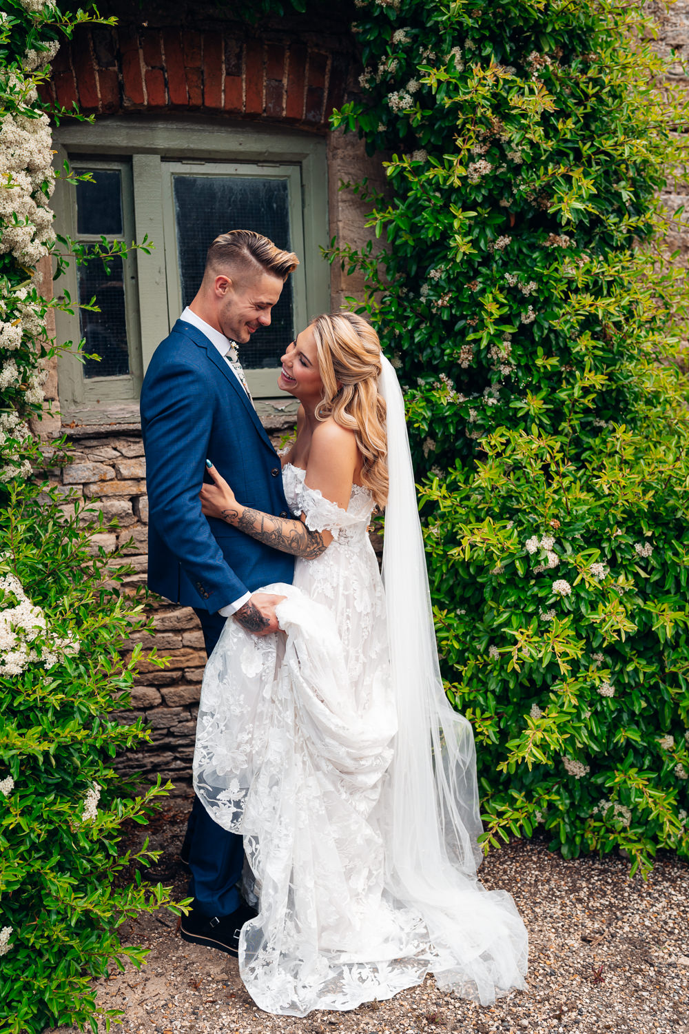 Blue Yellow Wedding Ideas EmilyCollettPhotography