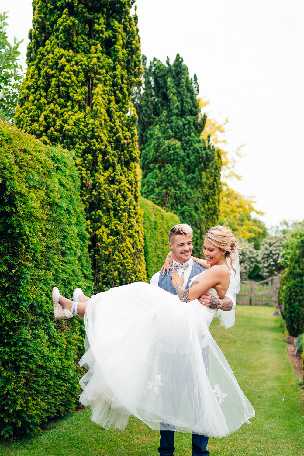 Blue Yellow Wedding Ideas EmilyCollettPhotography