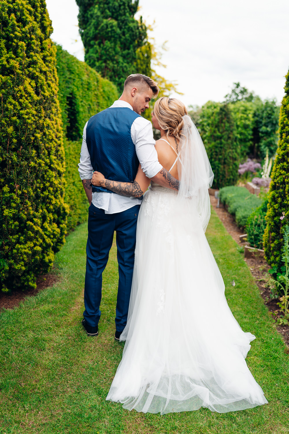 Blue Yellow Wedding Ideas EmilyCollettPhotography