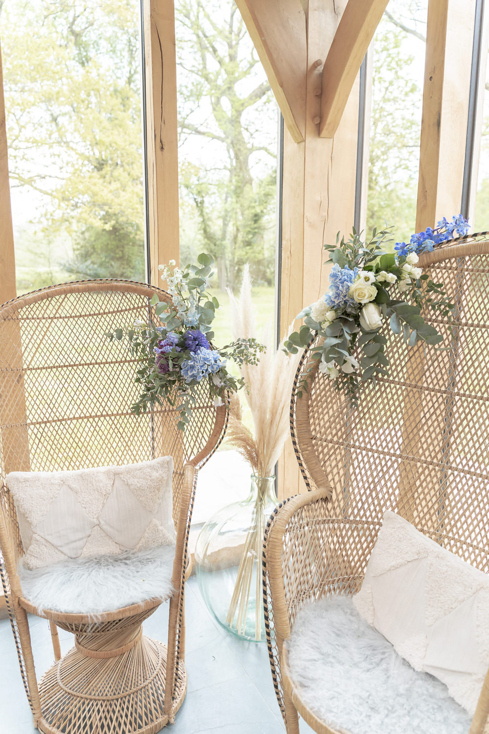 Peacock Chairs Flowers Decor Boho Fairytale Wedding With Love Rose Photography