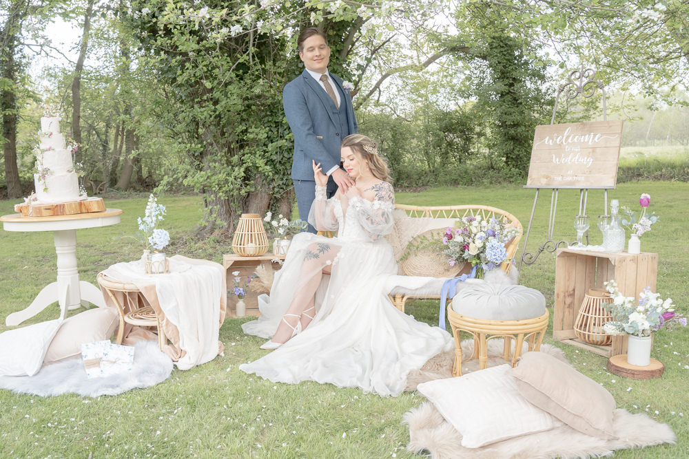 Picnic Set Up Decor Floor Boho Fairytale Wedding With Love Rose Photography