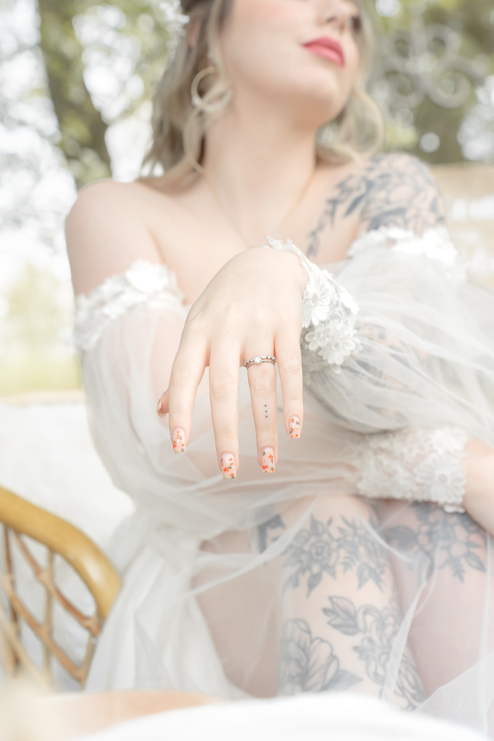 Bride Bridal Manicure Nails Boho Fairytale Wedding With Love Rose Photography
