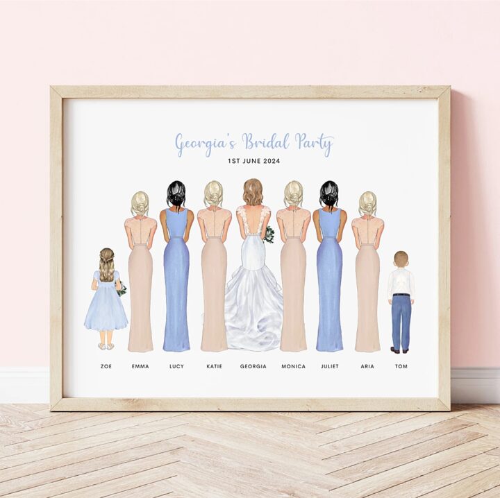 Bridal Present From Bridesmaids