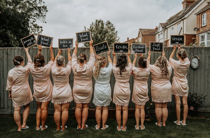 Bride Gift From Bridesmaids Amber Louise Photography