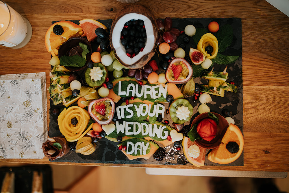 Bride Gift From Wedding Party Ross Alexander Photography