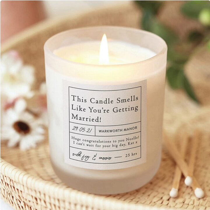 Bride Gift Idea Maid Honour Candle