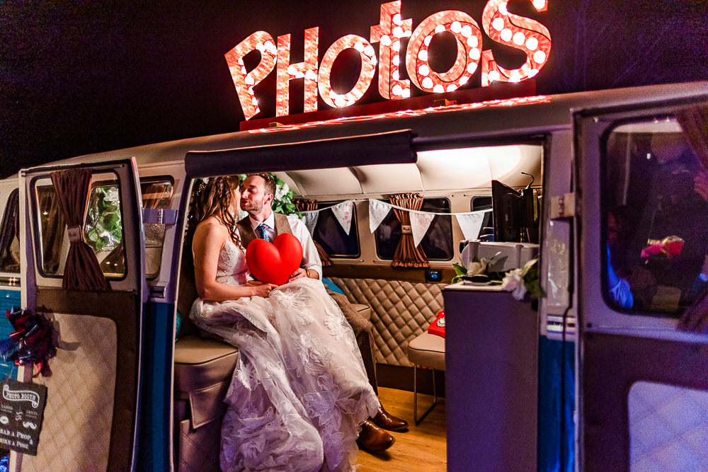 Campervan Photobooth Photos Colourful Wildflower Wedding Eve Dunlop Photography