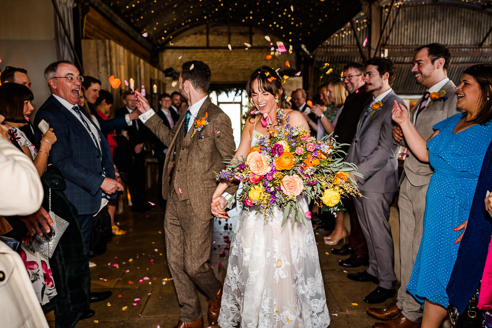Large Floral Bouquet Colourful Wildflower Spring Bridal Wedding Eve Dunlop Photography Colourful Wildflower Wedding Eve Dunlop Photography