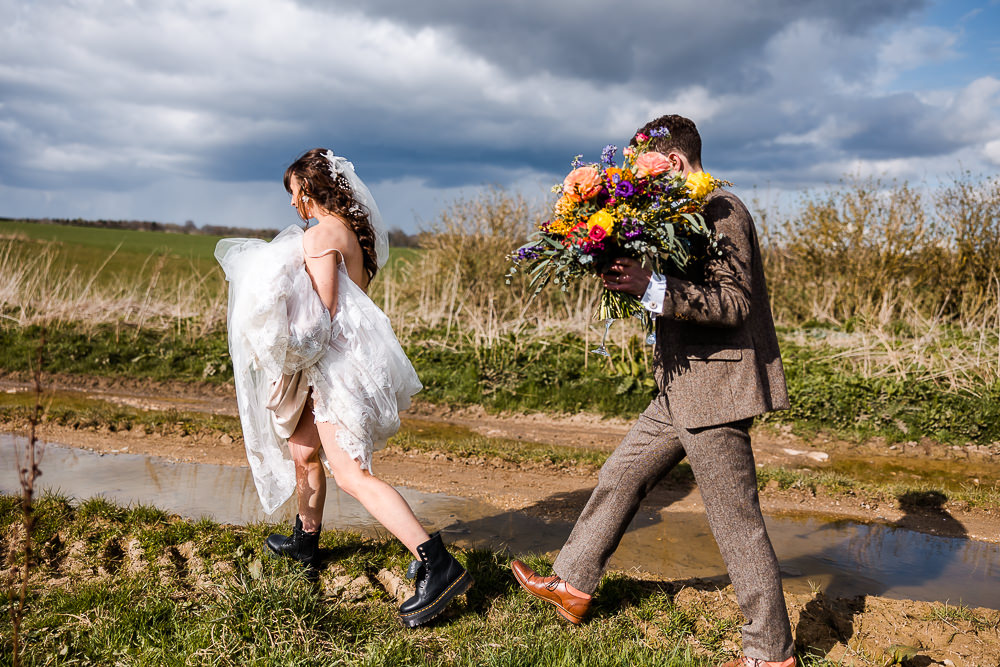 Colourful Wildflower Wedding Eve Dunlop Photography