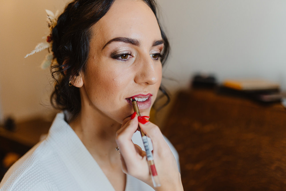 Bride Bridal Make Up Cumbria Barn Wedding Maytree Photography