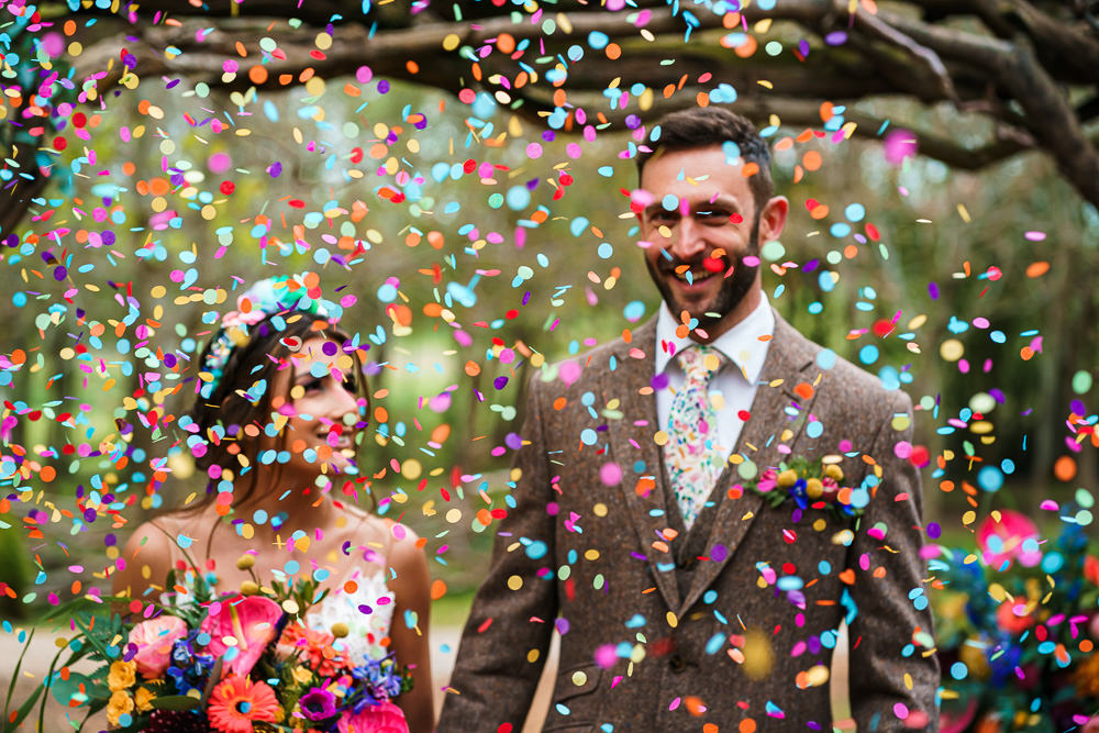 Confetti Endeavour Woodland Weddings Brad Gommon Photography