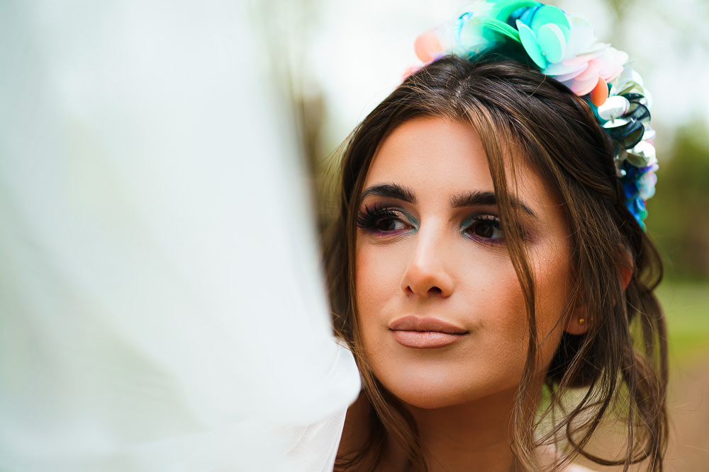 Bride Bridal Make Up Endeavour Woodland Weddings Brad Gommon Photography