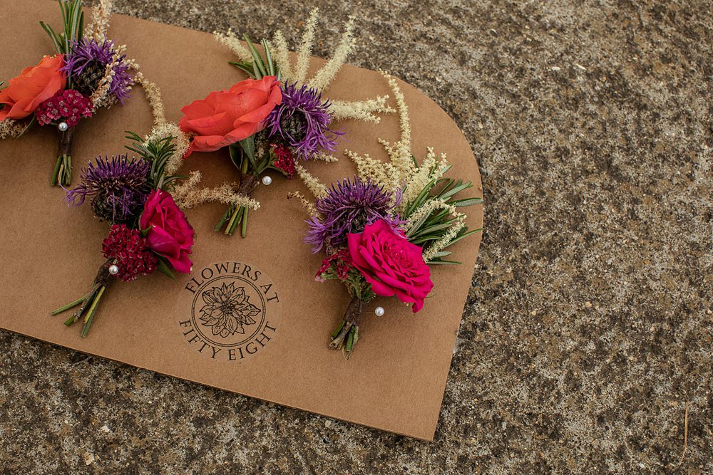 Buttonhole Flowers Flaxbourne Gardens Wedding Lorna Newman Weddings