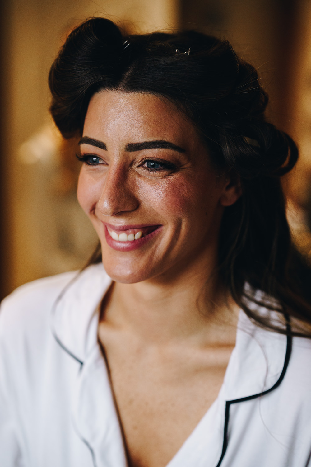 Bride Make Up Look Gloucestershire Barn Wedding Winnington & Coe