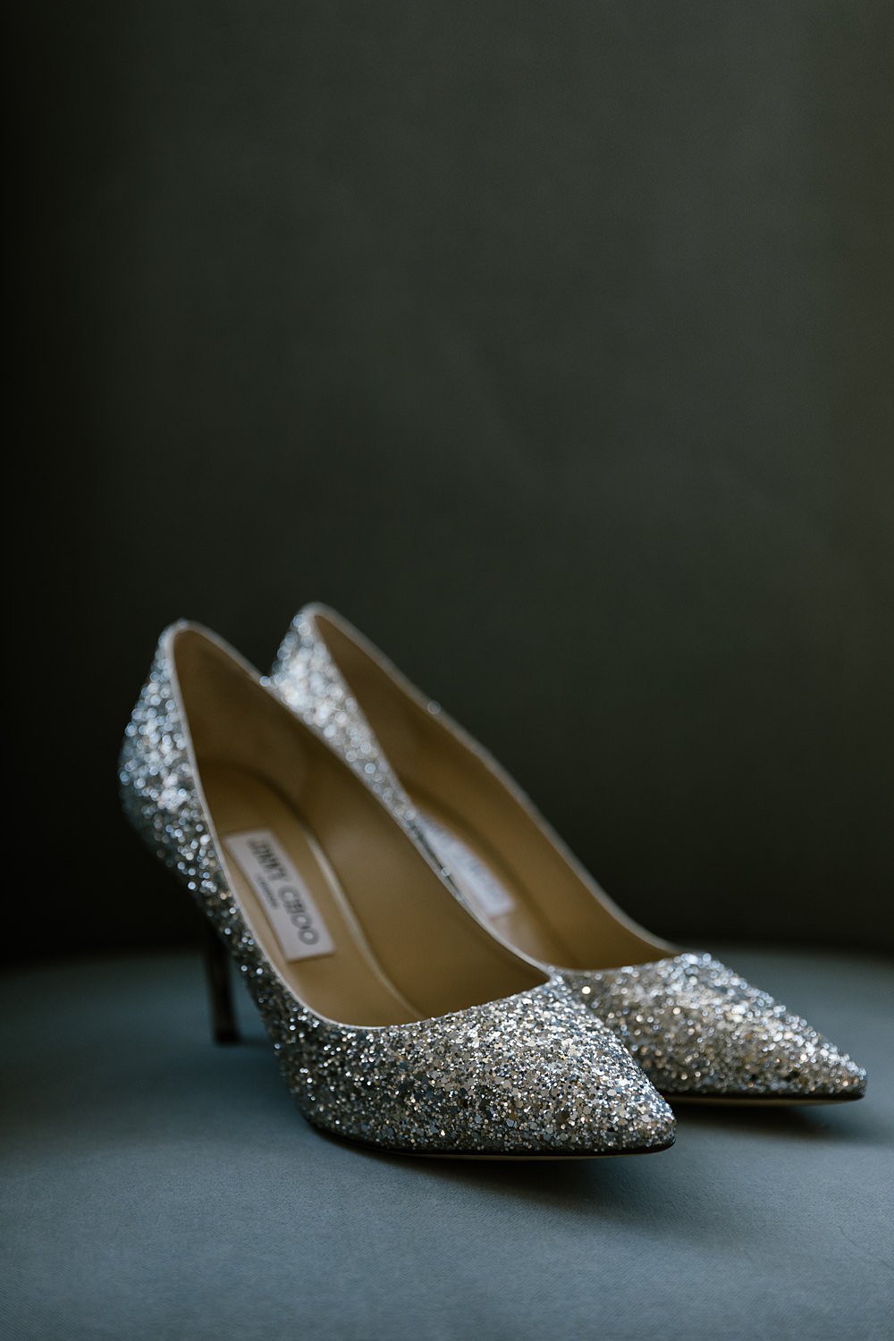 Holkham Hall Wedding Katherine Ashdown Photography Jimmy Choo Glitter Bridal Shoes
