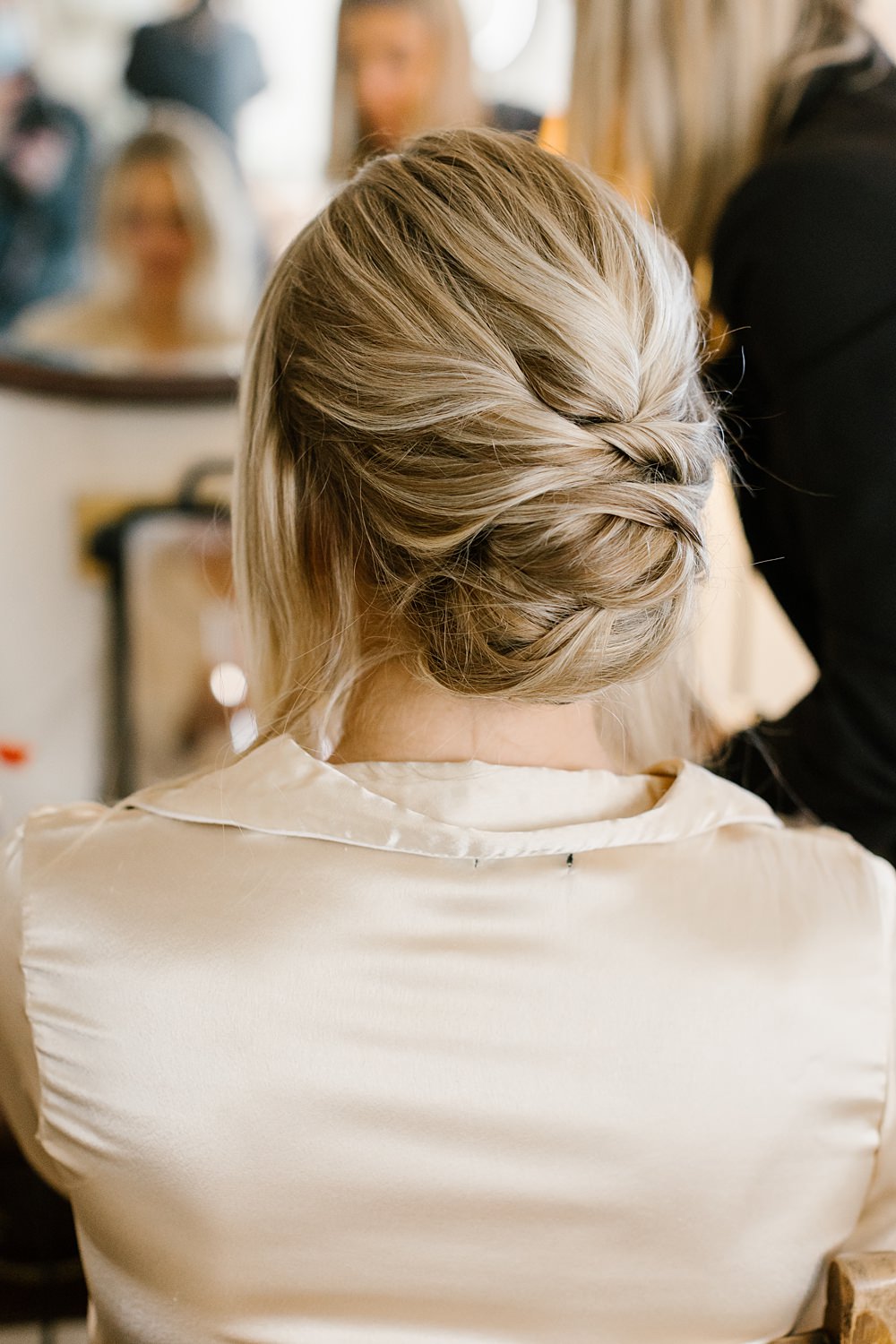Bridal Hairstyle Up Do Holkham Hall Wedding Katherine Ashdown Photography