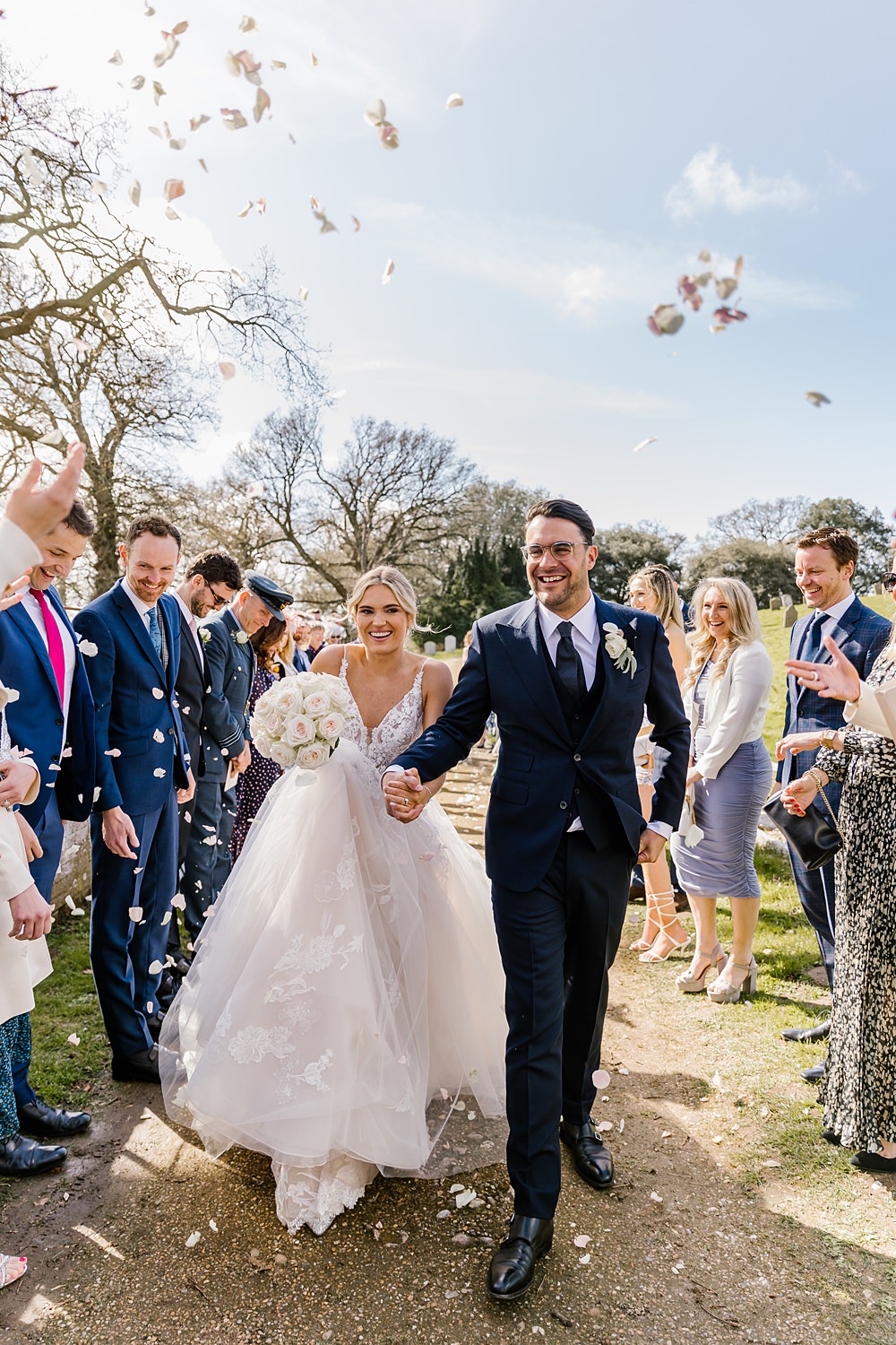 Confetti Throw Holkham Hall Wedding Katherine Ashdown Photography