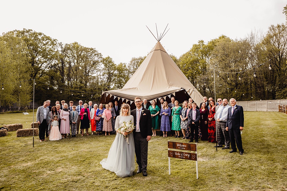 Home Garden Tipi Wedding Kloe May Photography