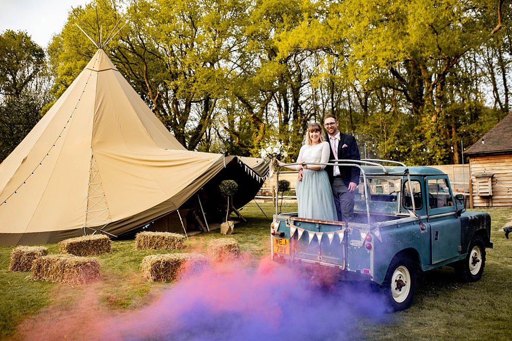 Home Garden Tipi Wedding Kloe May Photography