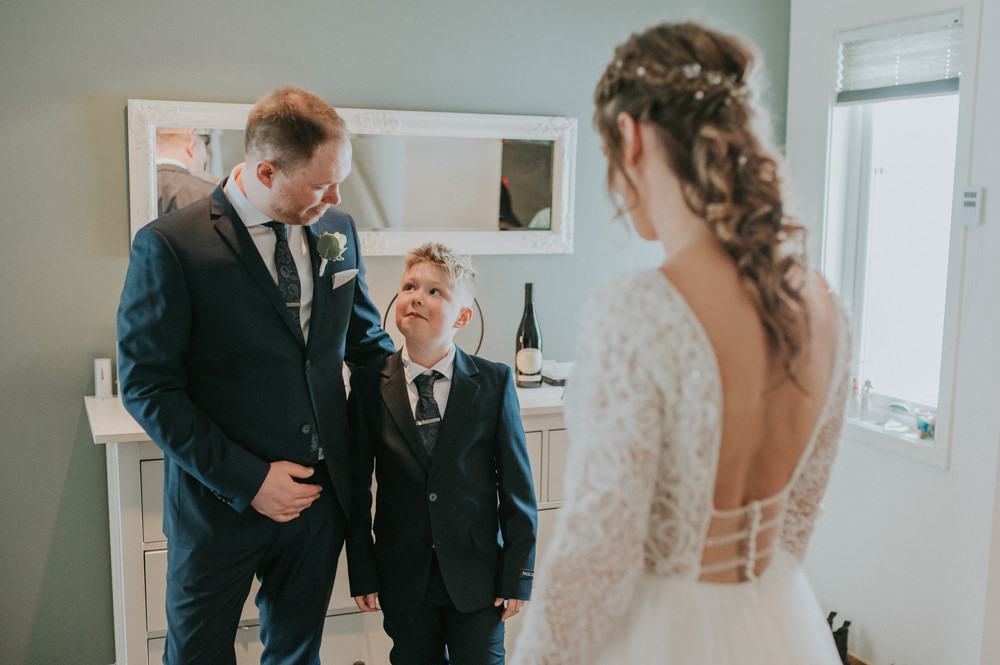 Lace Backless Wedding Dress Igloo Hotel Wedding TS Foto Design