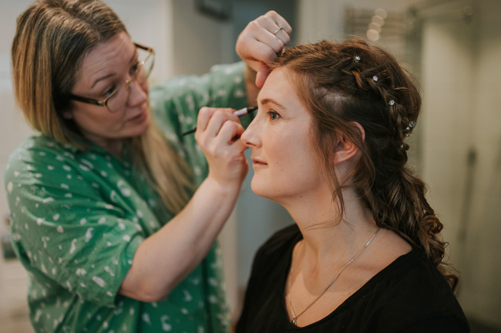 Bride Make Up Igloo Hotel Wedding TS Foto Design