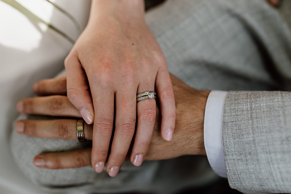Rings Bands Bride Manicure Nails Love Shack Wedding Natalie Coultas Photography