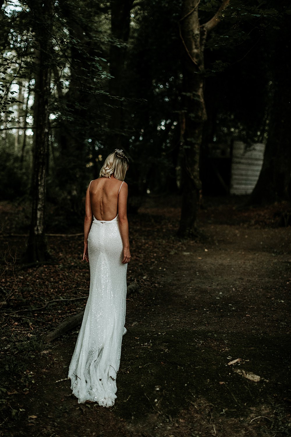 Made With Love Lola Wedding Dress Sequin Bride Bridal Gown Annie Bradney Photography
