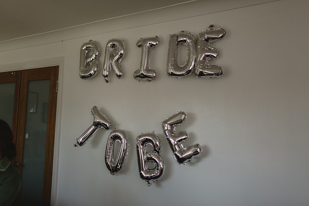 Bride To Be BalloonsPumping House Ollerton Wedding Louise Barry Photographer