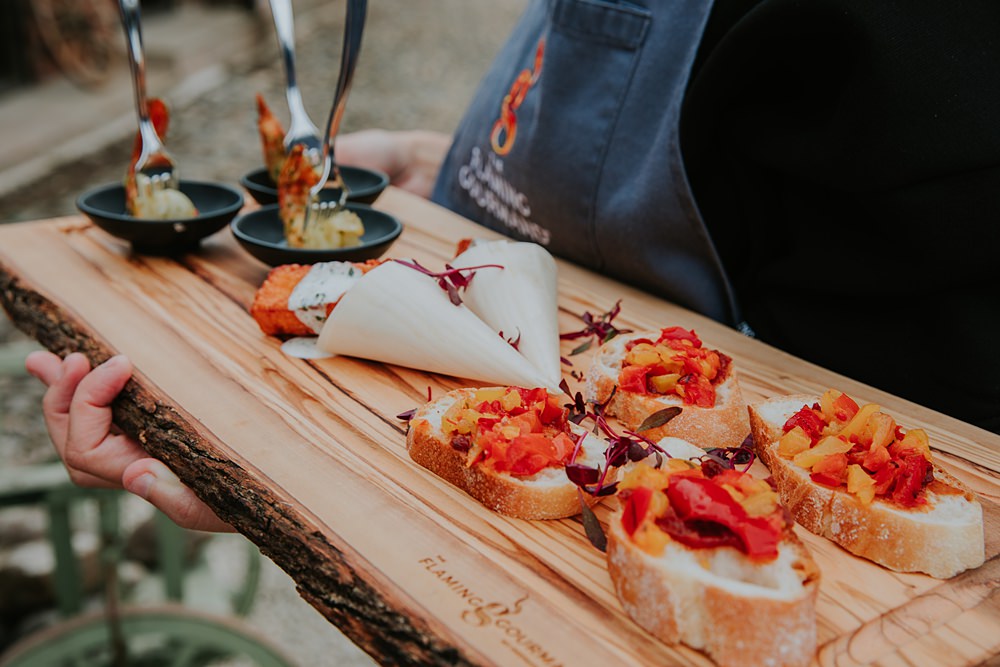 Canapes Food Stock Farm Wedding Tatton Weddings Maddie Farris Photography