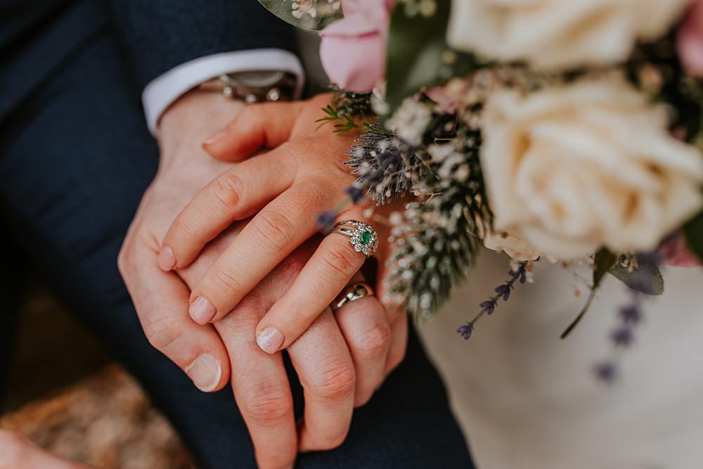 Rings Bands Bride Groom Stock Farm Wedding Tatton Weddings Maddie Farris Photography