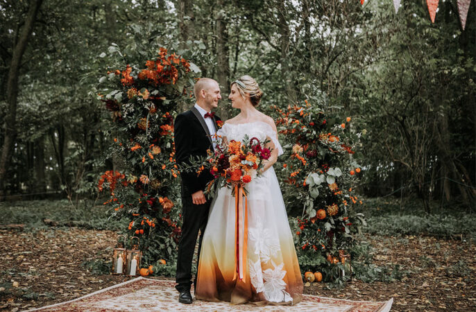Sustainable Woodland Wedding Charly Mae Photography