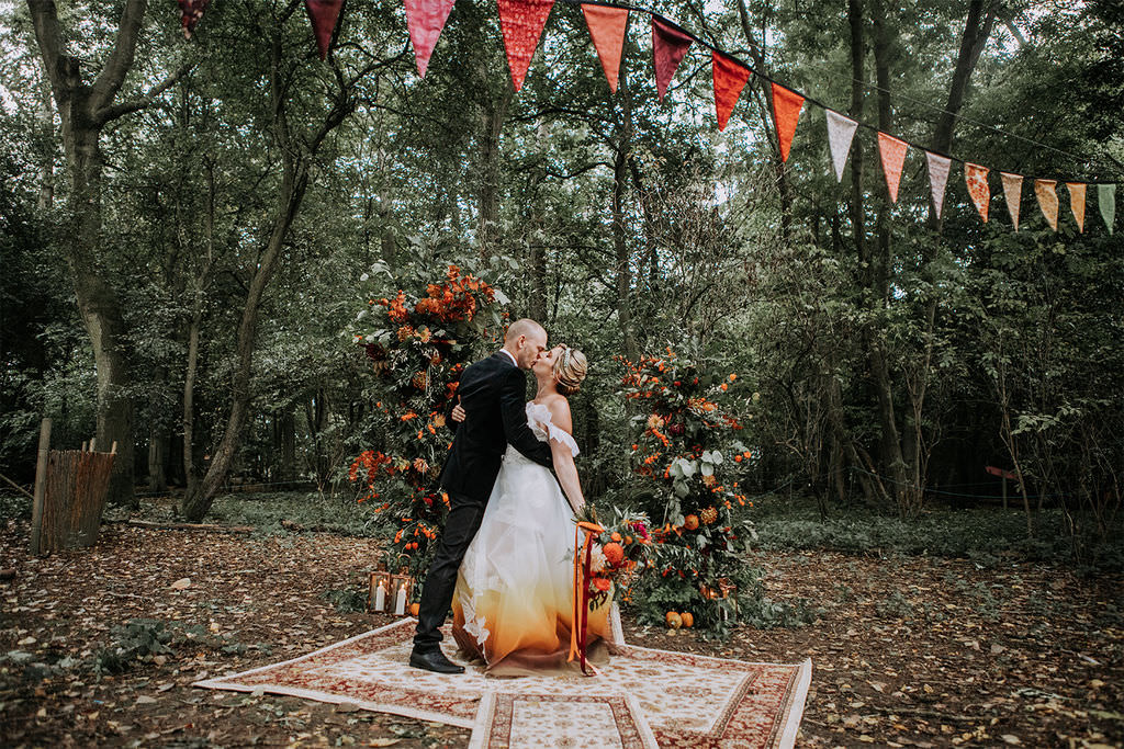 Sustainable Woodland Wedding Charly Mae Photography