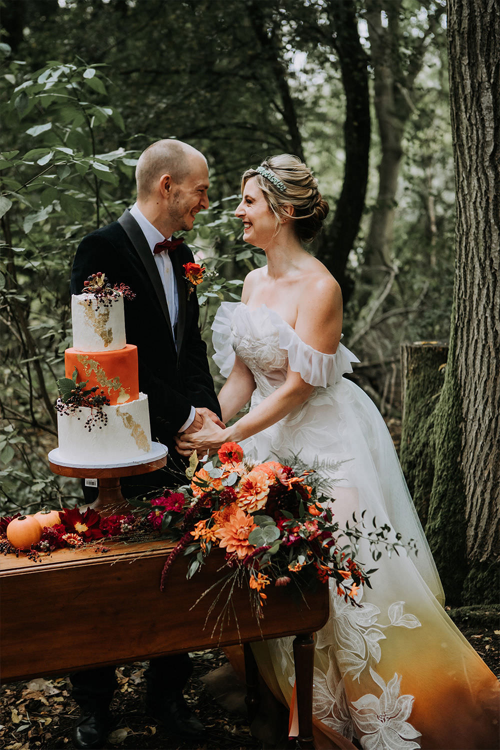 Sustainable Woodland Wedding Charly Mae Photography