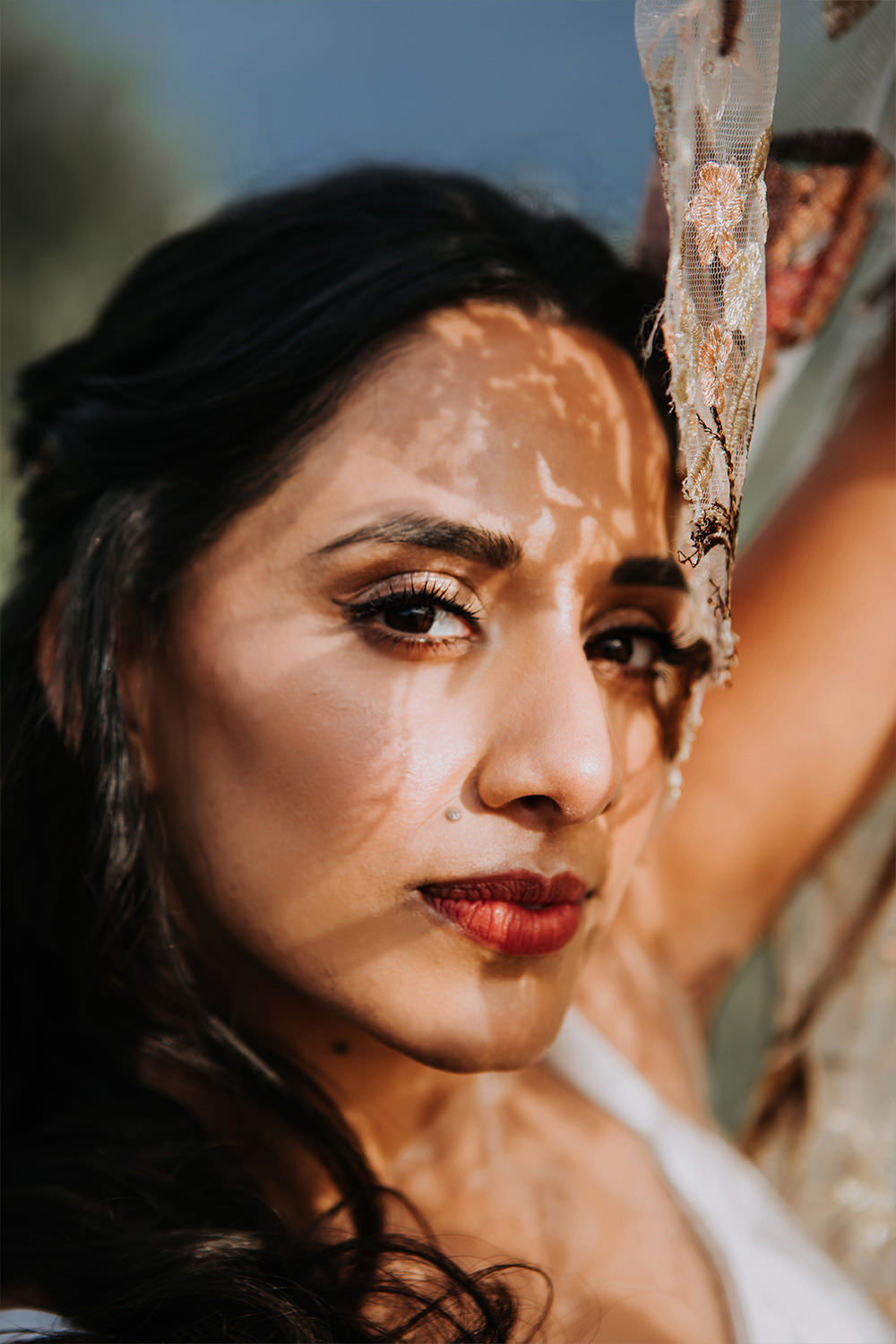 Bride Bridal Make Up Sustainable Woodland Wedding Charly Mae Photography