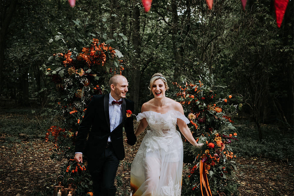 Sustainable Woodland Wedding Charly Mae Photography