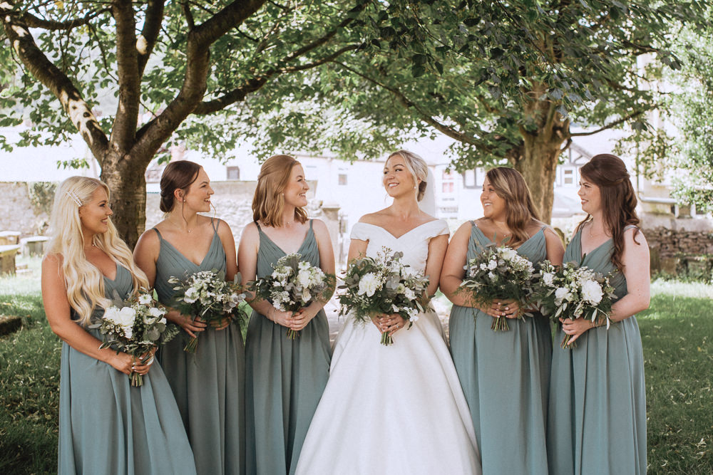 Sage Green Bridesmaid Dress Trevor Hall Wedding Fox&BearPhotography